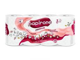 Бумажные полотенца "Papirone" (Premium) 4 рулона