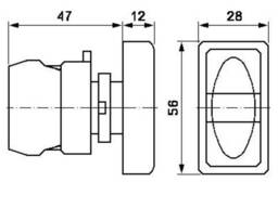 C2Pid 1A+1B 220V Кнопка Двойная С Подсветкой Без Фиксации 1 Н. О. +1 Н. З.