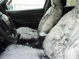 Чехол-накидка для автомобильного кресла меховой - фото 2