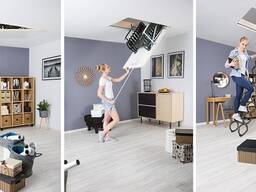 Чердачная лестница металлическая ножничная Fakro LST 60*90*280 в Алматы