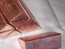 Чушка медная Наимен: чушка; слиток…, Стандарт: ГОСТ 4515-93; ГОСТ 859-2014… в Караганде