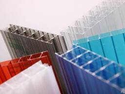 Цветной поликарбонат сотовый с гарантией до 25 лет