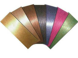 Цветные декоративные нержавеющие листы
