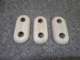 Декоративные накладки на трубы отопления, двойные, деревянные