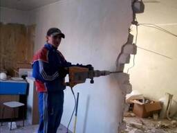 Демонтаж квартир и помещений. Демонтаж стен Астана