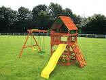 Деревянная площадка игровой комплекс "Пикачу" - фото 1