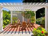 Деревянные перголы / Современные беседки - фото 3