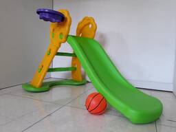 Детская игровая горка с корзиной со скидкой! Акция!
