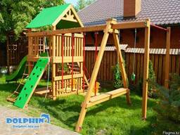 Детские комплексы из дерева в Астане