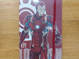 Детский Блокнот "Iron Man" на резинке. Marvel. А5. Записная книжка.