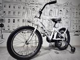 Детский Двухколесный Велосипед Барс. Размер 20. Боковые колесики