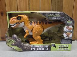 Детский Игрушечный Динозавр. T-rex. Тираннозавр ходит и рычит. Подарок