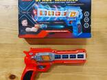 Детский Игрушечный пластиковый пистолет Space Marines. Лазер музыка. - фото 2