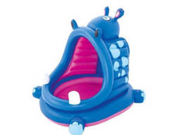 Детский надувной бассейн Бегемотик 112 х 99 х 97 см, Bestway