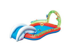 Детский надувной игровой бассейн Слоник 279х173х102 см. ..