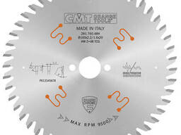 Диск пильный 160x20x2,2/1,6 TCG 4° Z=48 281.760.48H