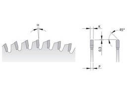 Диск по цветным металлам 216x30x2,8/2,2 TCG Z=64 CMT 297.064.09M