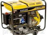 Дизельный генератор 5кВт, KIPOR KDE6500E, эл. стартер, открыт - фото 1