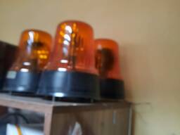 Для погрузчика и грейдера проблесковый маяк, сигнал мигалка