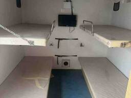 Дом-кухня,4-х местная , жилой вагон из цельноалюминиевого сплава