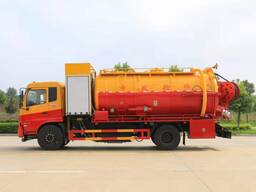 Dongfeng 15 CBM cleaning and suction vehicle truck