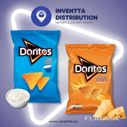 Doritos, кукурузные чипсы, разнообразие вкусов, оптовые продажи
