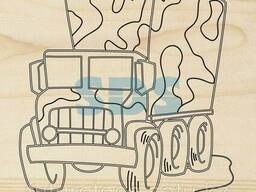 Доска для выжигания 1 шт. «Машина Грузовик»