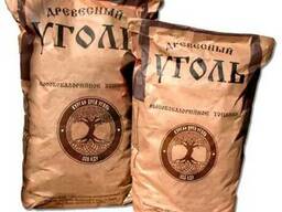 Древесный березовый уголь