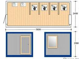 Душевая из блок-контейнера