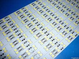 Двухрядная светодиодная алюминиевая полоса SMD 2835 168 диод