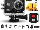 Экшен-камера H16-6R {4K UltraHD, Wi-Fi, оптическая стабилизация} с пультом-браслетом и. .. - фото 1