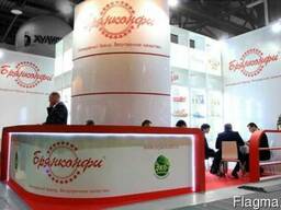 Эксклюзивный выставочный стенд, наружно-внутренняя реклама