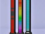 Эквалайзер жарық диоды RGB 40 музыкалық басқаруымен, батареямен - фото 1