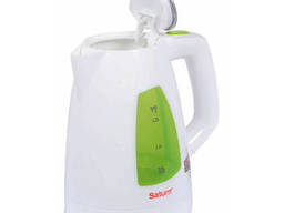 Электрический чайник Saturn ST-EK8418 бело-зеленый