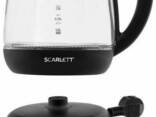 Электрочайник с подсветкой стеклянный Scarlett {Safe Work, 2200Вт, 1,7л} - photo 2