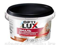 Эмаль акриловая «Optilux» 2.4 кг для деревянных и бетонных полов светло. ..