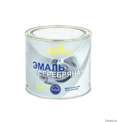 Эмаль серебрянная