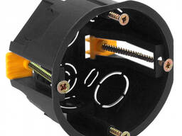 ЭРА Коробка установочн. КУП 68х45мм для полых стен саморез. пласт. лапк. черная IP30