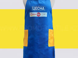 Фартуки с нанесением логотипа | Пошив фартуков на заказ с логотипом