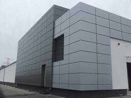 Фасадные кассеты, линеарные панели Сайдинг здания фасад здания 0,5-1,2мм Доставка в Астане