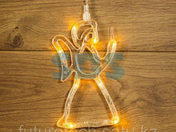 Фигура светодиодная "Ангелок" на присоске с подвесом. ..