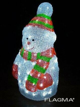 Фигура светодиодная уличная Снеговик 48 см