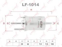 Фильтр топливный LYNXauto LF-1014