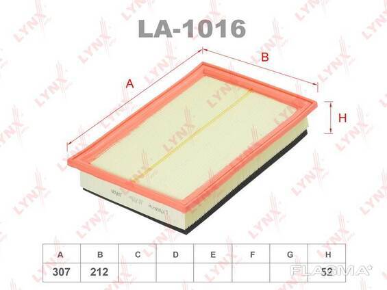 Фильтр воздушный LYNXauto LA-1016