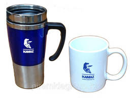 Термокружка с нанесением логотипа компании