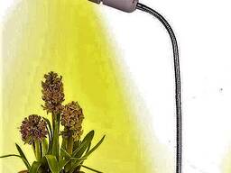 Фитолампа прищепка гибкая полный спектр для рассады и цветов