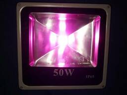 Фитосветильник теплиц и растений на матрицы Bridgelux 50 Вт