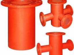 Крест фланцевый с пожарной подставкой Крест с пожарной подст