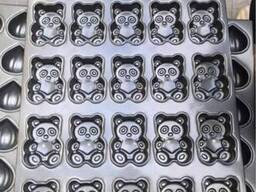 Форма под пирожные в форме панды 25 штук X35