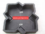 Резиновые формы для брусчатки-бордюра-облицовки-тротуарной плитки-фасадных панелей - photo 3